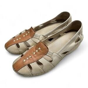 Bovani Leather Wedges Handmade In Turkey Soft Turkish Leather Size US 8.5 EU 39